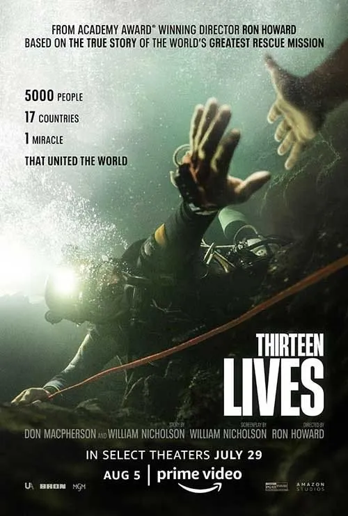 Thirteen Lives movie poster on IPTVnator VOD